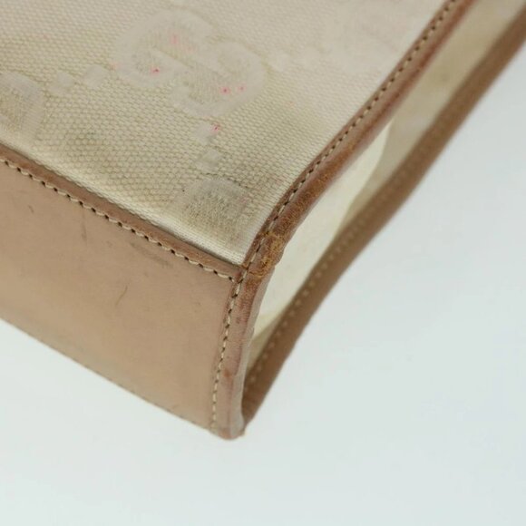 GUCCI GG Canvas Jackie Hand Bag Beige Brown Auth 54800 - Picture 10 of 15
